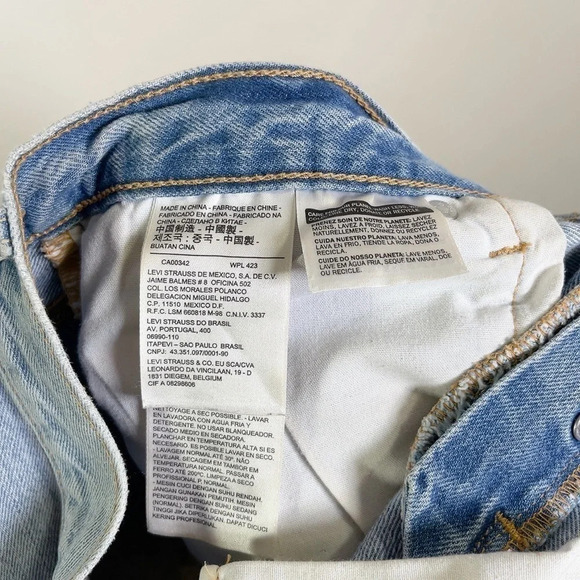 Levi's 501 Roll Up Jeans Short - Picture 10 of 16